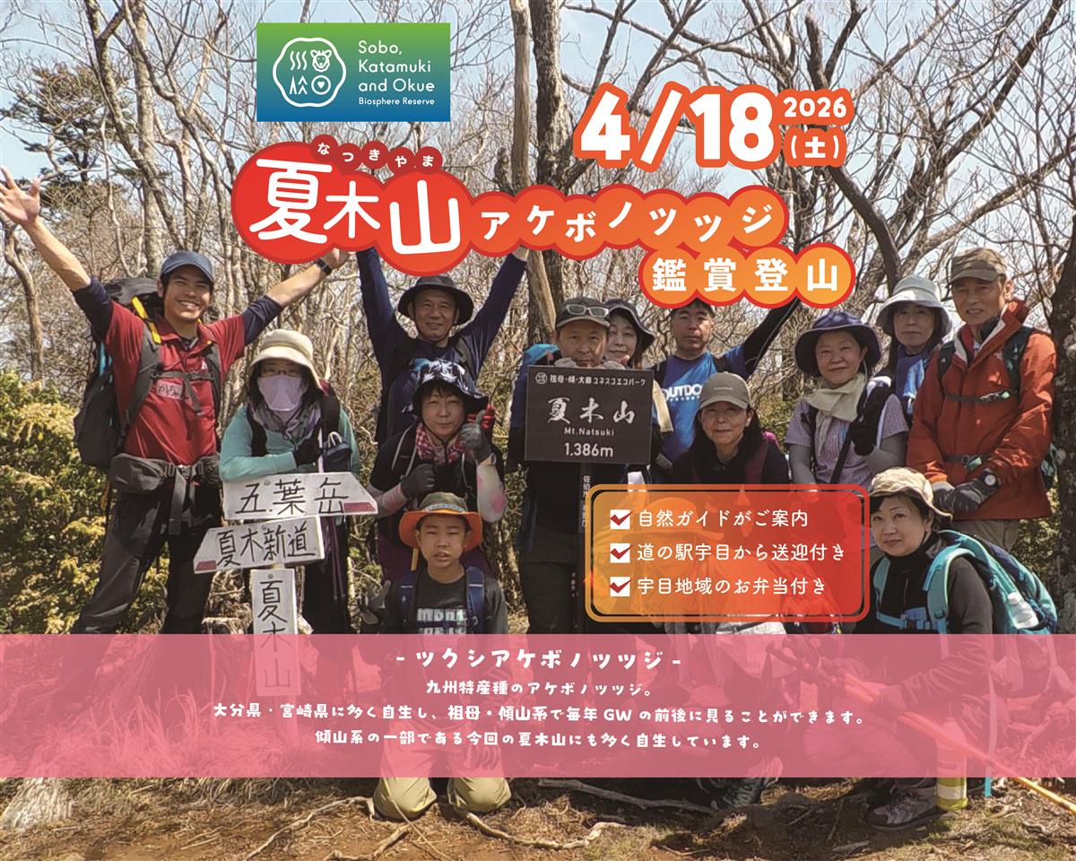 夏木山アケボノツツジ鑑賞登山