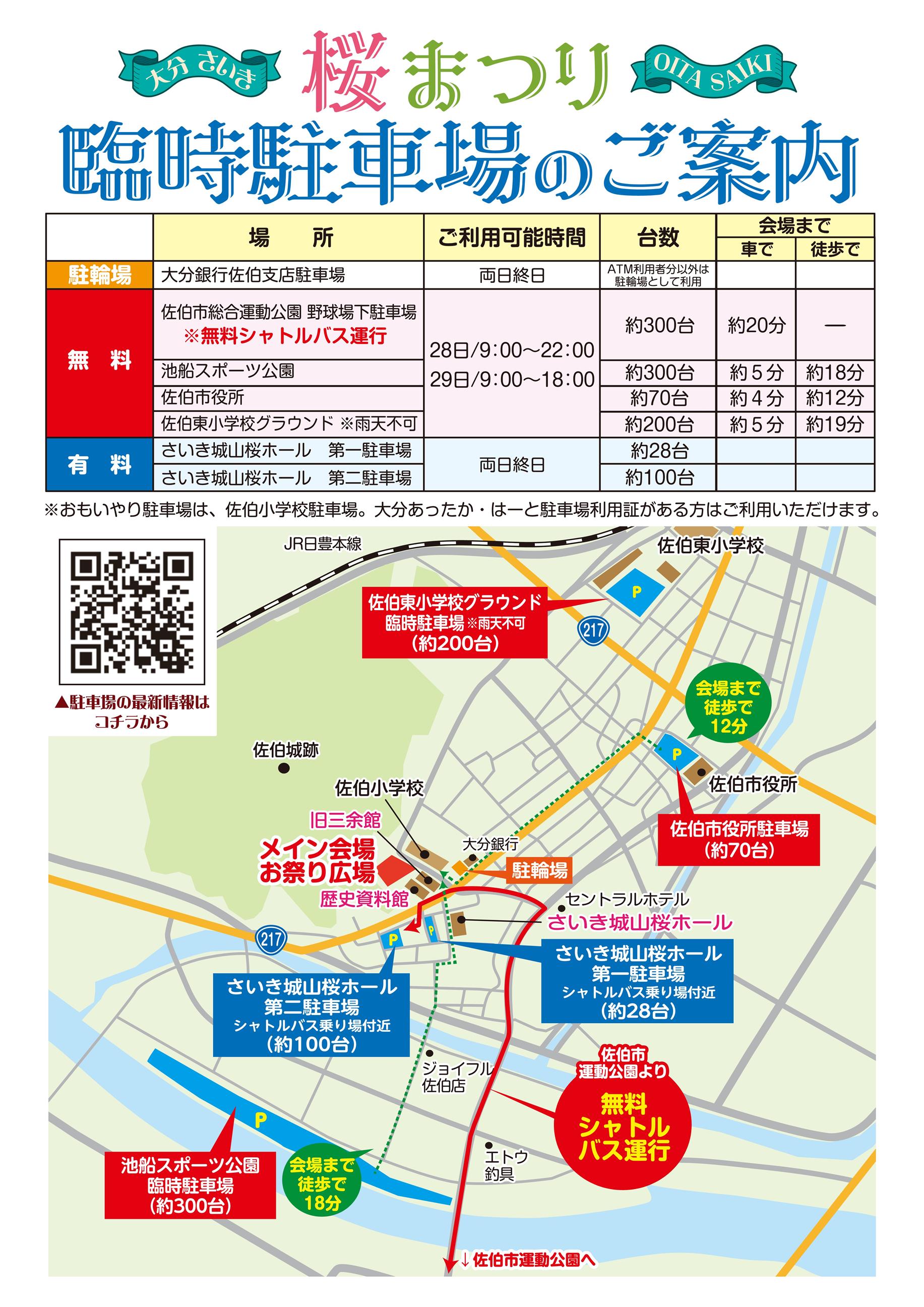 臨時駐車場のご案内