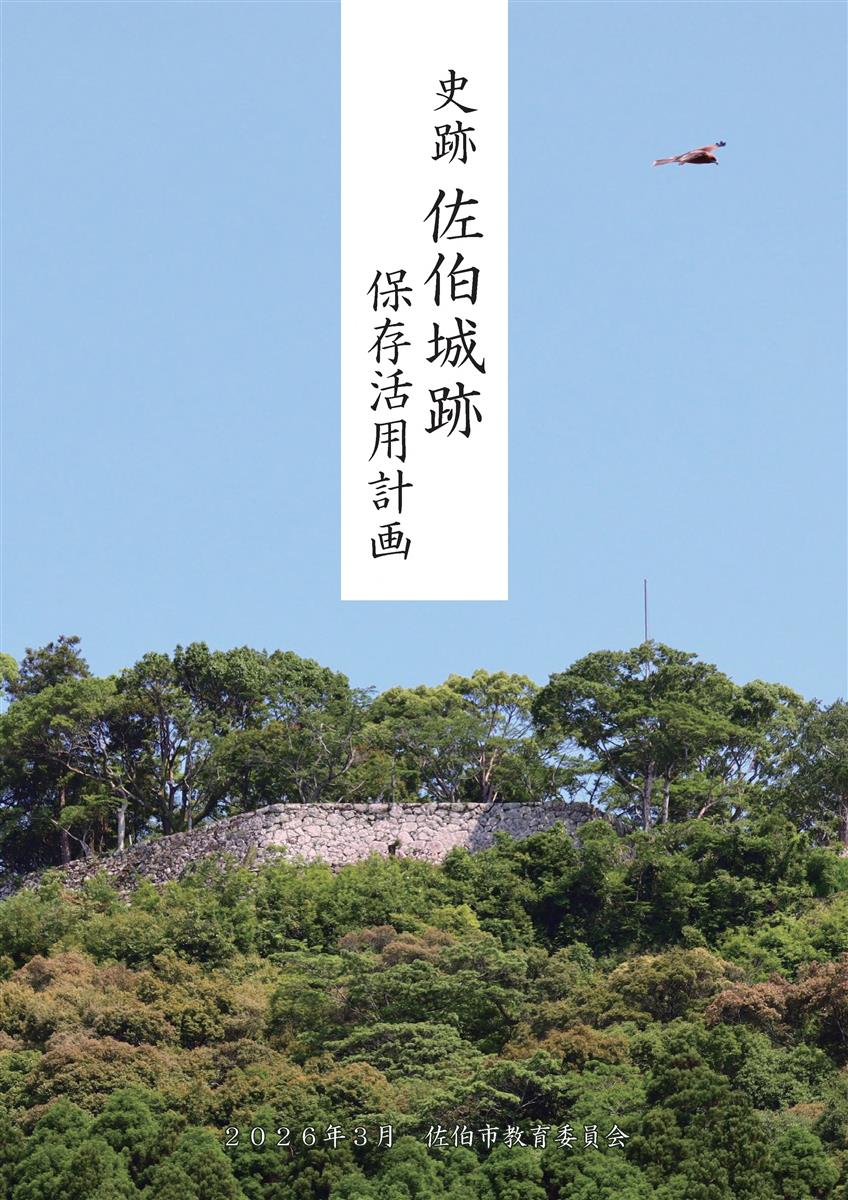 史跡佐伯城跡保存活用計画表紙