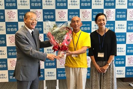 地域おこし協力隊退任式（大橋隊員）