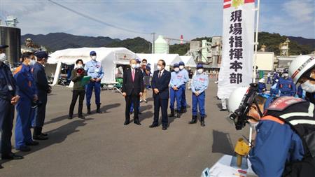 大規模津波防災総合訓練(津久見市)