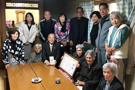 杉本アヤ子さん100歳お祝い訪問