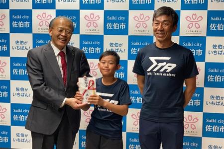 九州小学生硬式テニスダブルス選手権大会出場報告会