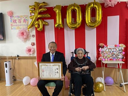 小野春代さん100歳訪問