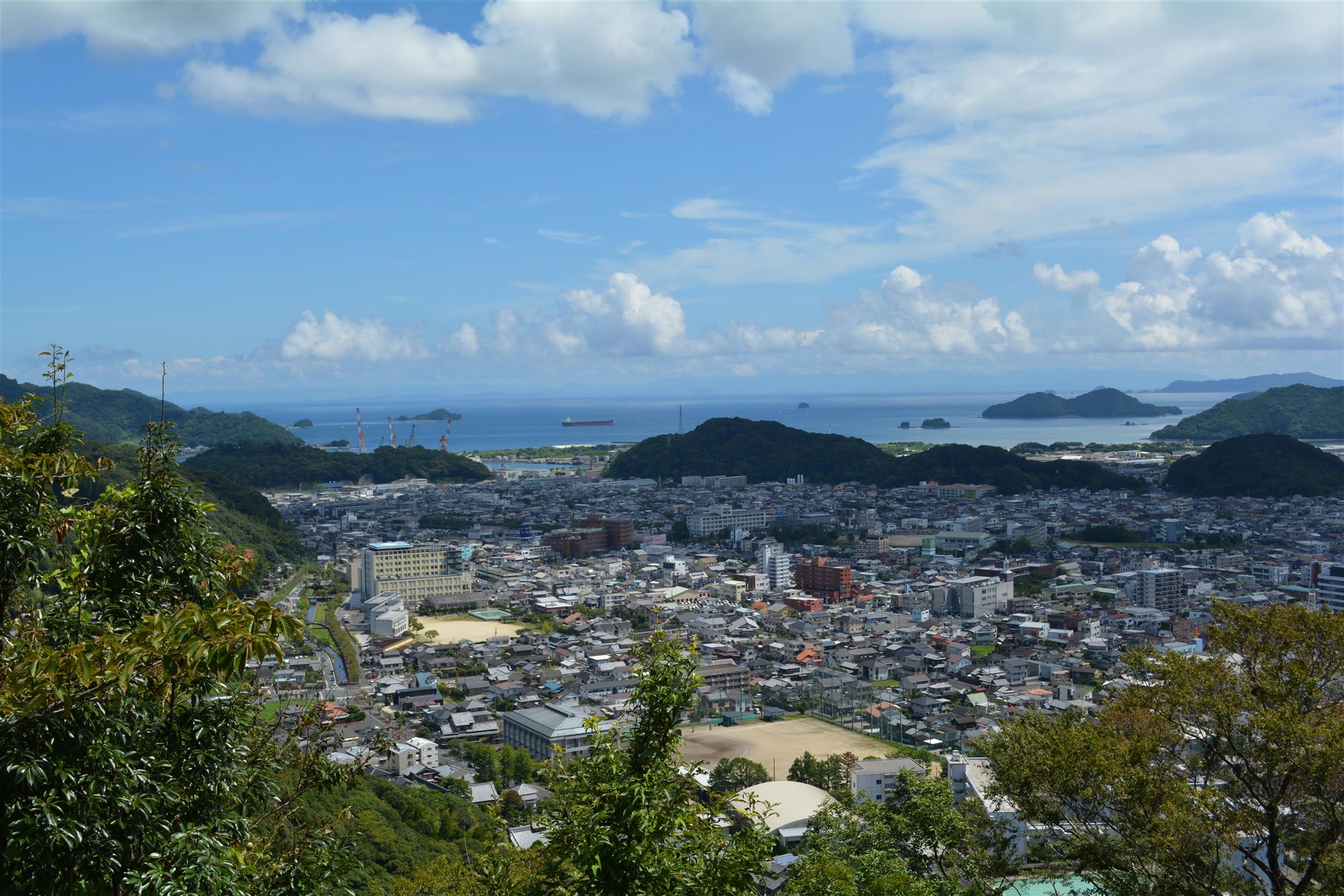 外曲輪から見た景色