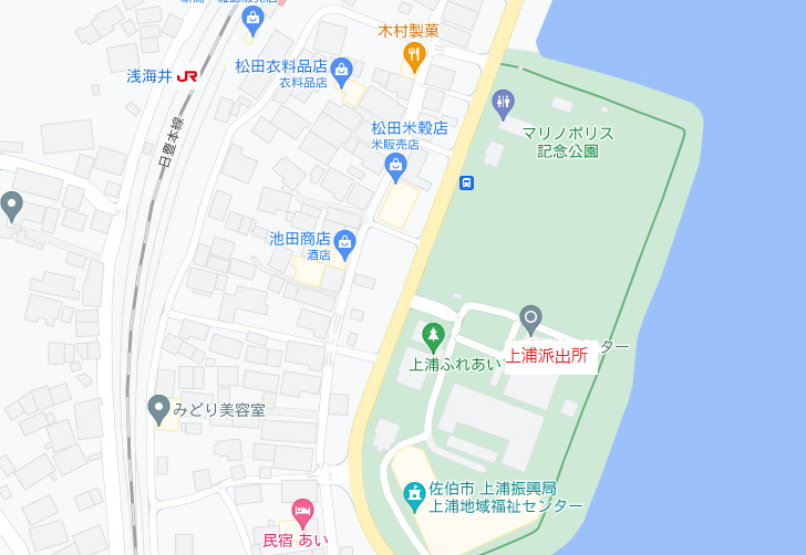 上浦地図